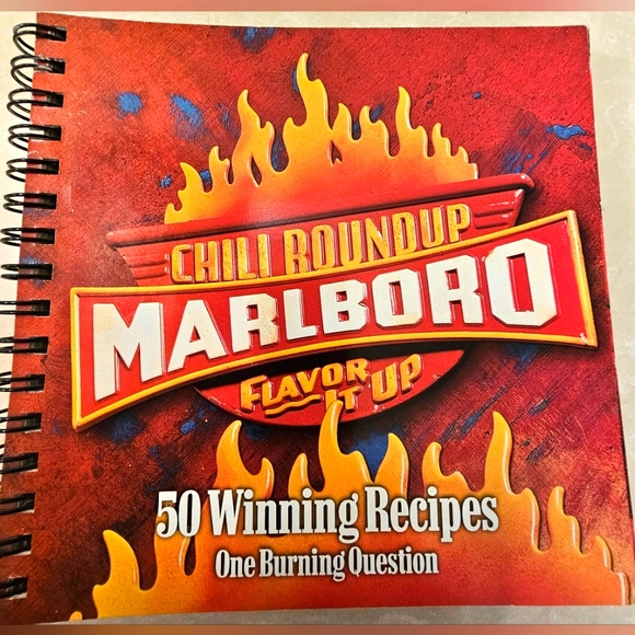 MARLBORO Chili Roundup Cook Off Contest Winners Spiral 2002 Marlboro Cook Book - Picture 1 of 2